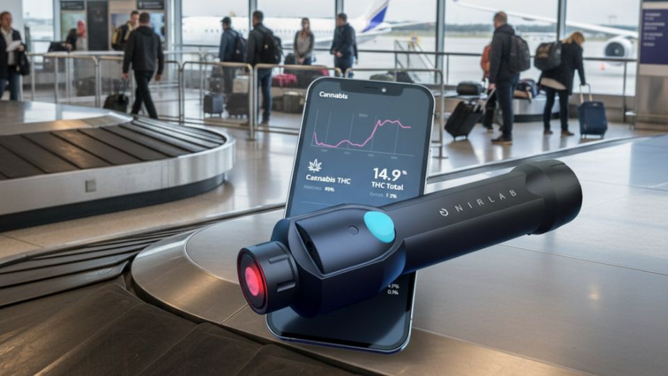 Identificador portátil de narcóticos NIRLAB para la identificación rápida de sustancias ilícitas en campo